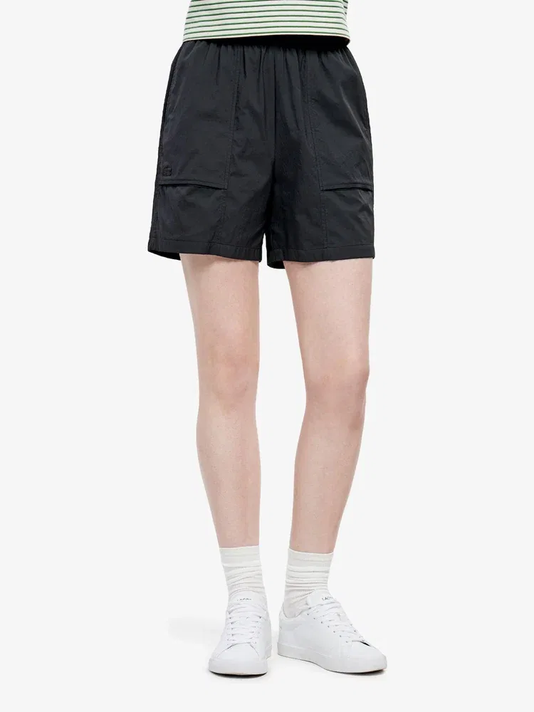 Шорты тренировочные LACOSTE Black — фото 2