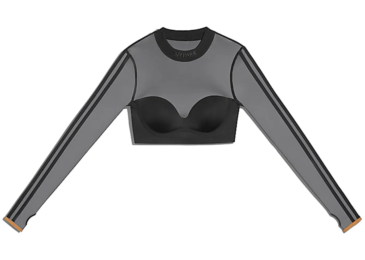 Женский топ с длинным рукавом Ivy Park Adidas, Black