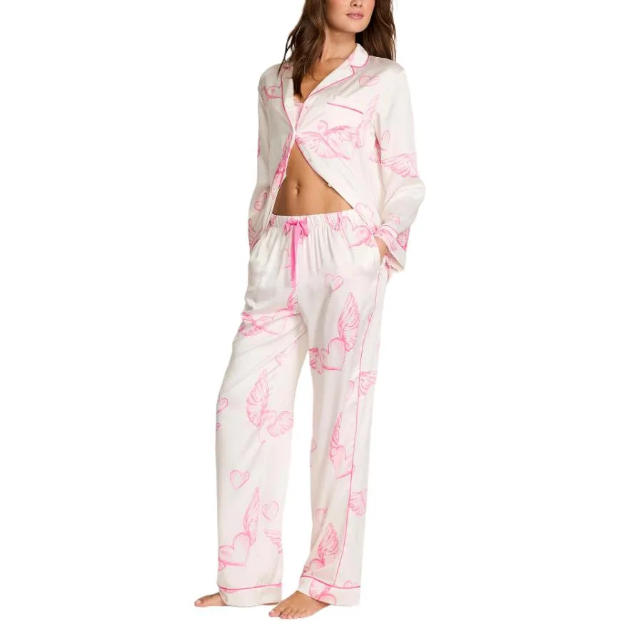 Женский комплект пижамы с принтом Beautiful Floral/Coconut White Angel Wings Victoria's Secret, Set