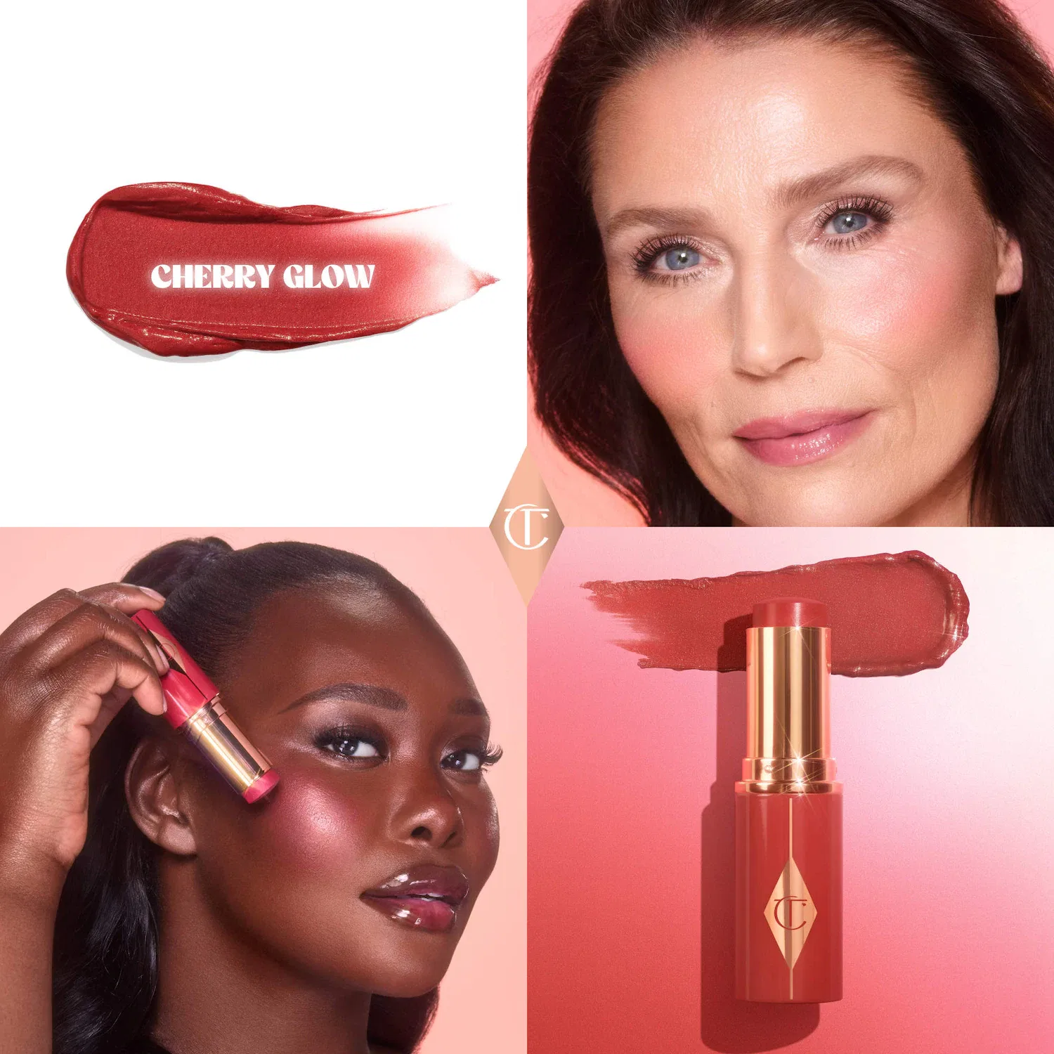 Румяна для щек и губ с гиалуроновой кислотой 3 г Charlotte Tilbury, Cherry Glow — фото 2