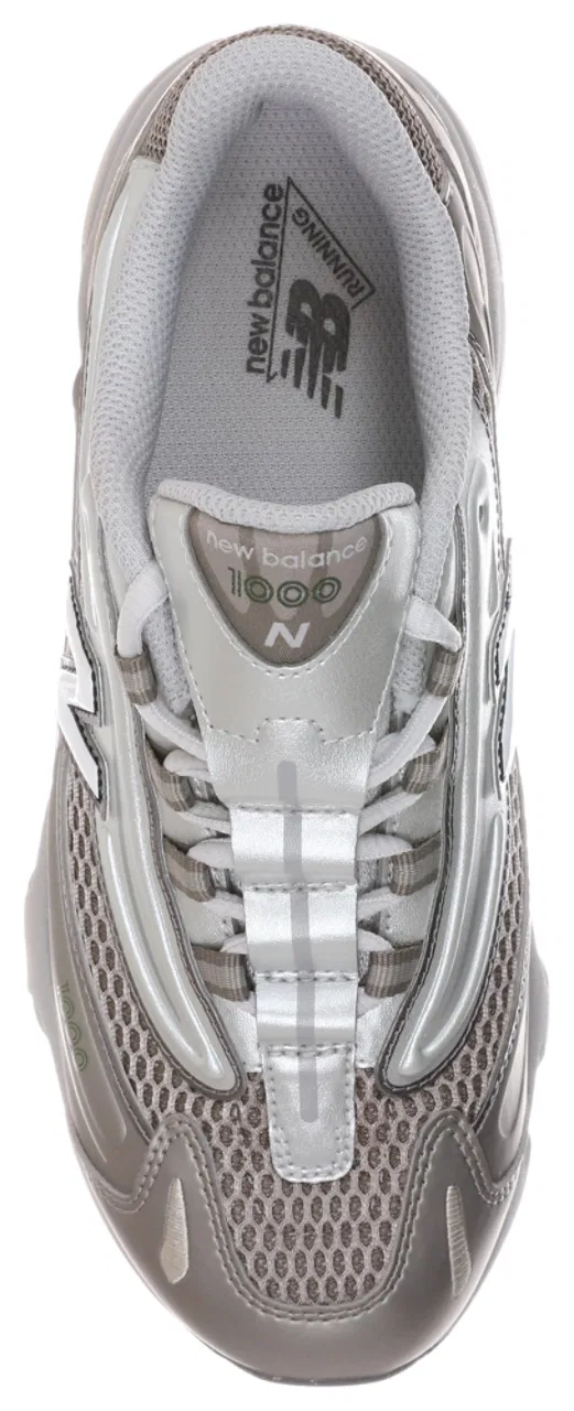 Кроссовки для мальчиков 1000 New Balance, цвет Arid Stone/Silver Metallic — фото 4