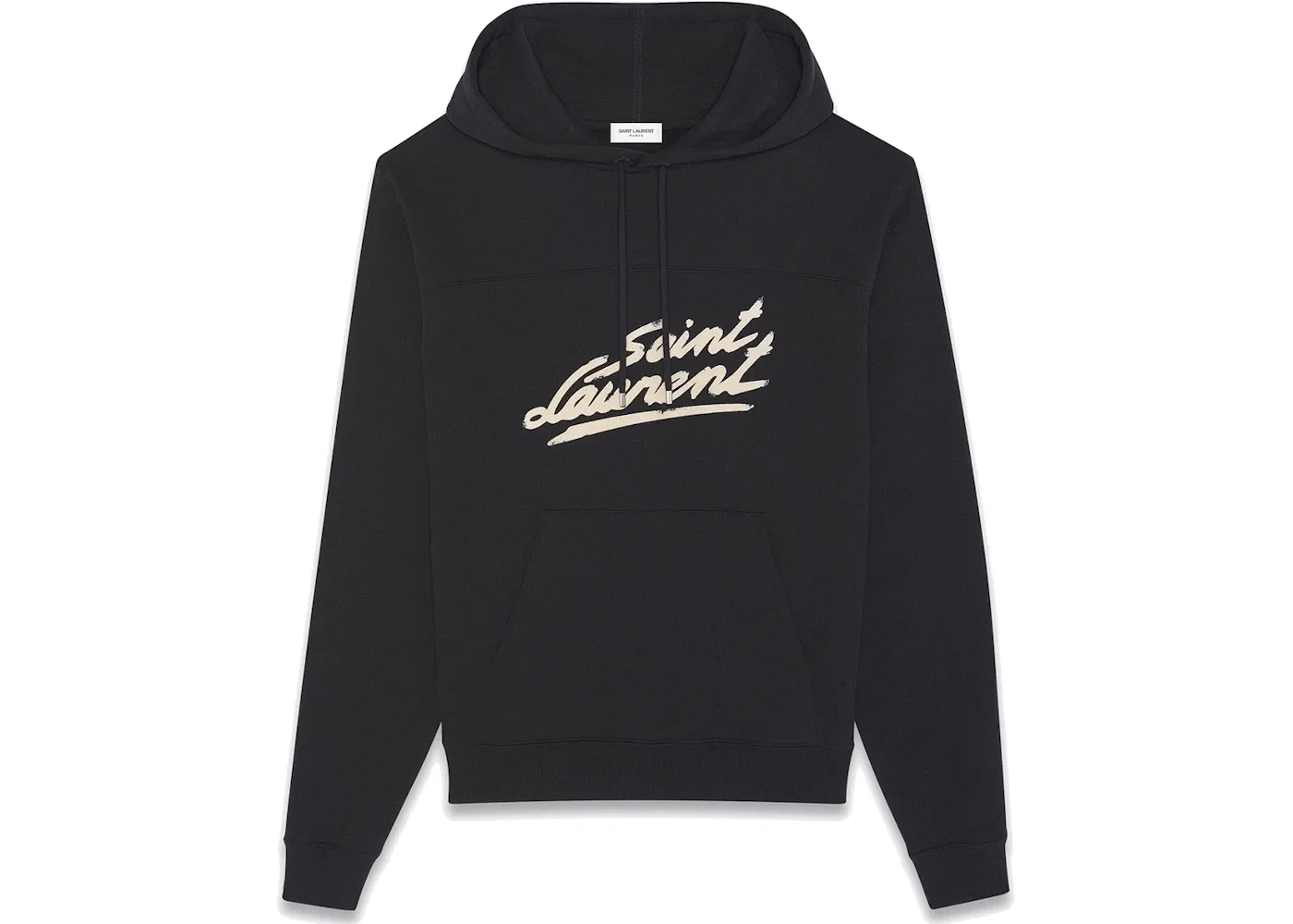 Мужской худи с длинным рукавом Hoodie Saint Laurent, Black