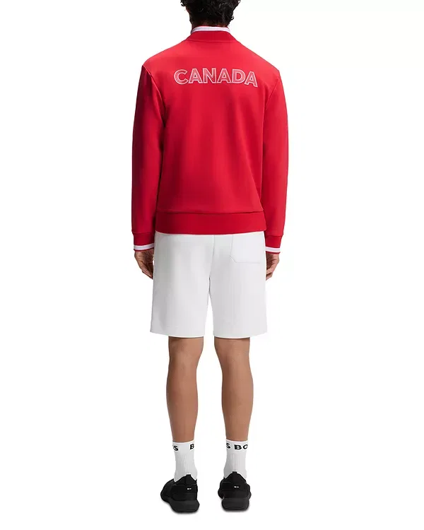 Мужская куртка с принтом Soccer Lux National Flag Jacket Boss, Canada — фото 3