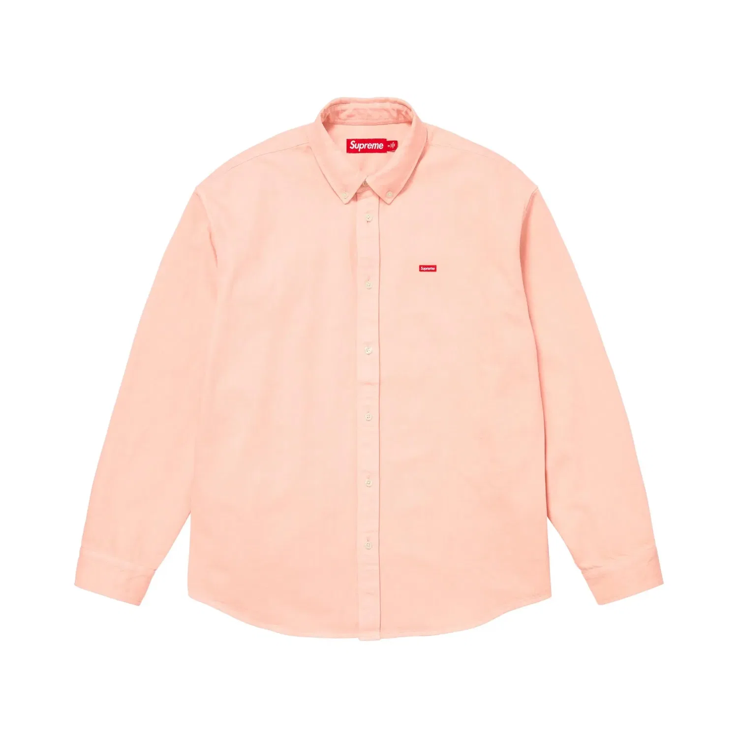 Джинсовая рубашка Supreme Small Box Denim Shirt, розовый