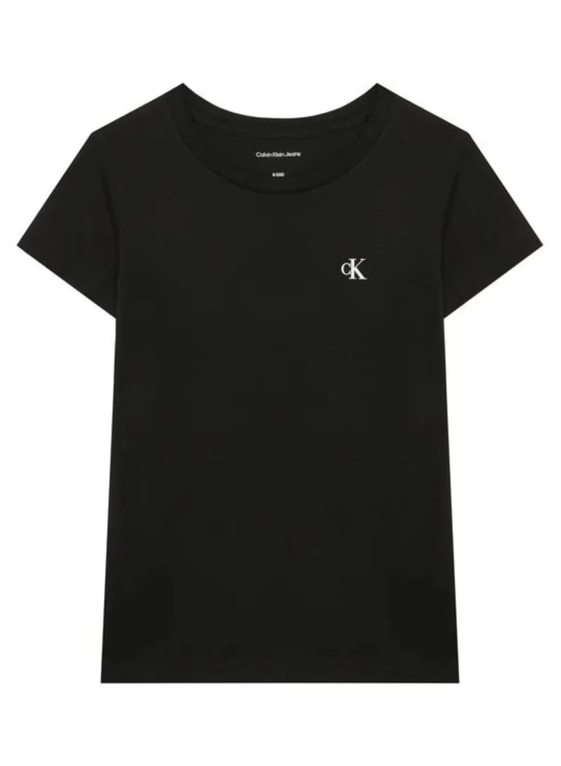 Футболка с монограммным логотипом, комплект из 2 штук, Calvin Klein Jeans, белый — фото 2