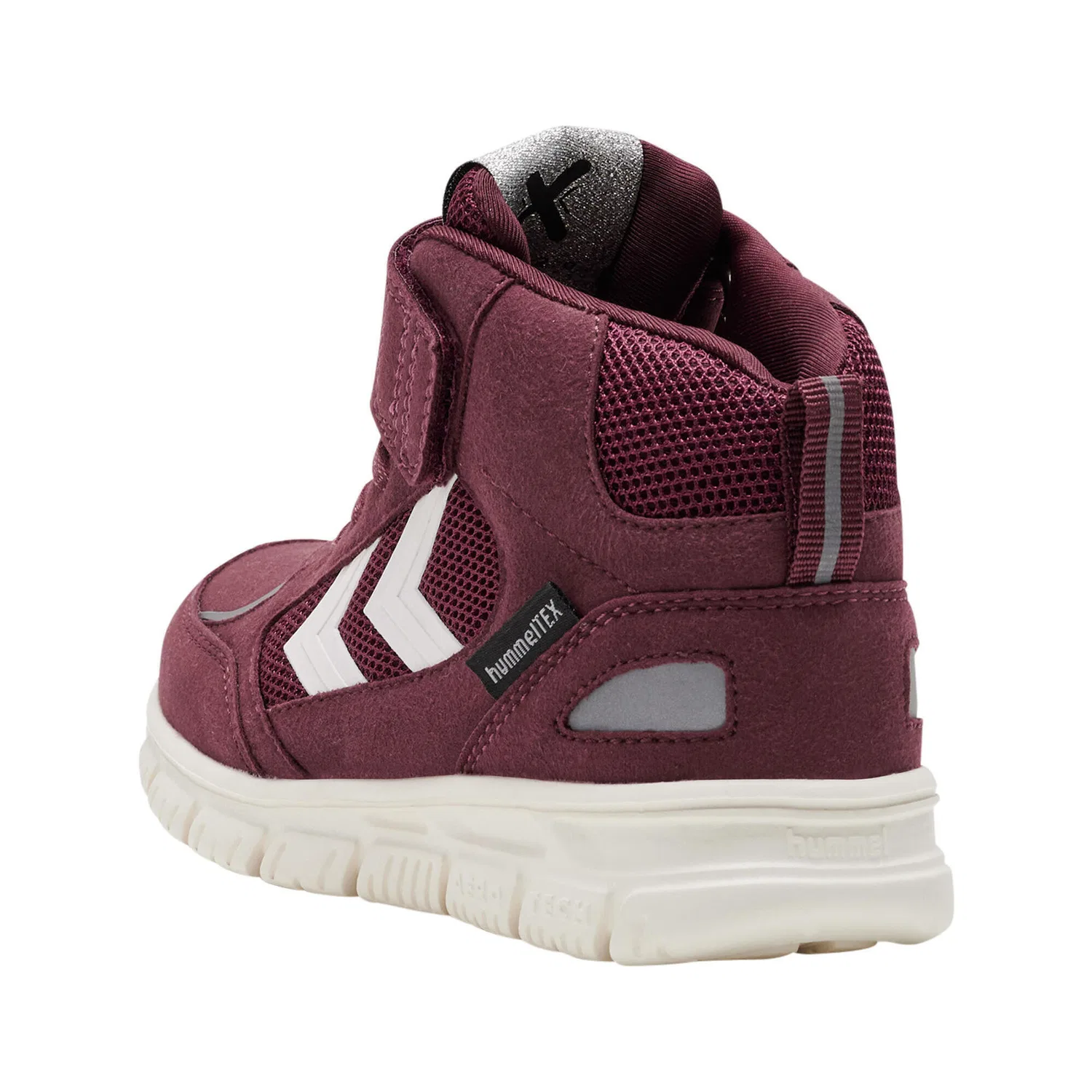 Детские ботинки на липучках X-Light 2.0 Mid Tex Jr Hummel, Королевское Красное — фото 2