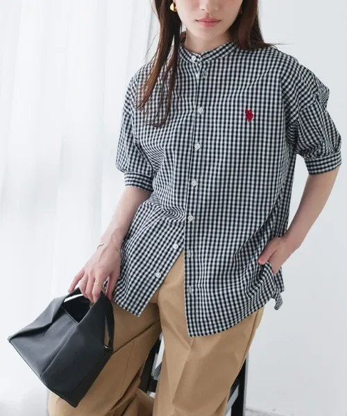 Женская блуза с длинным рукавомU.S. POLO ASSN., Черный