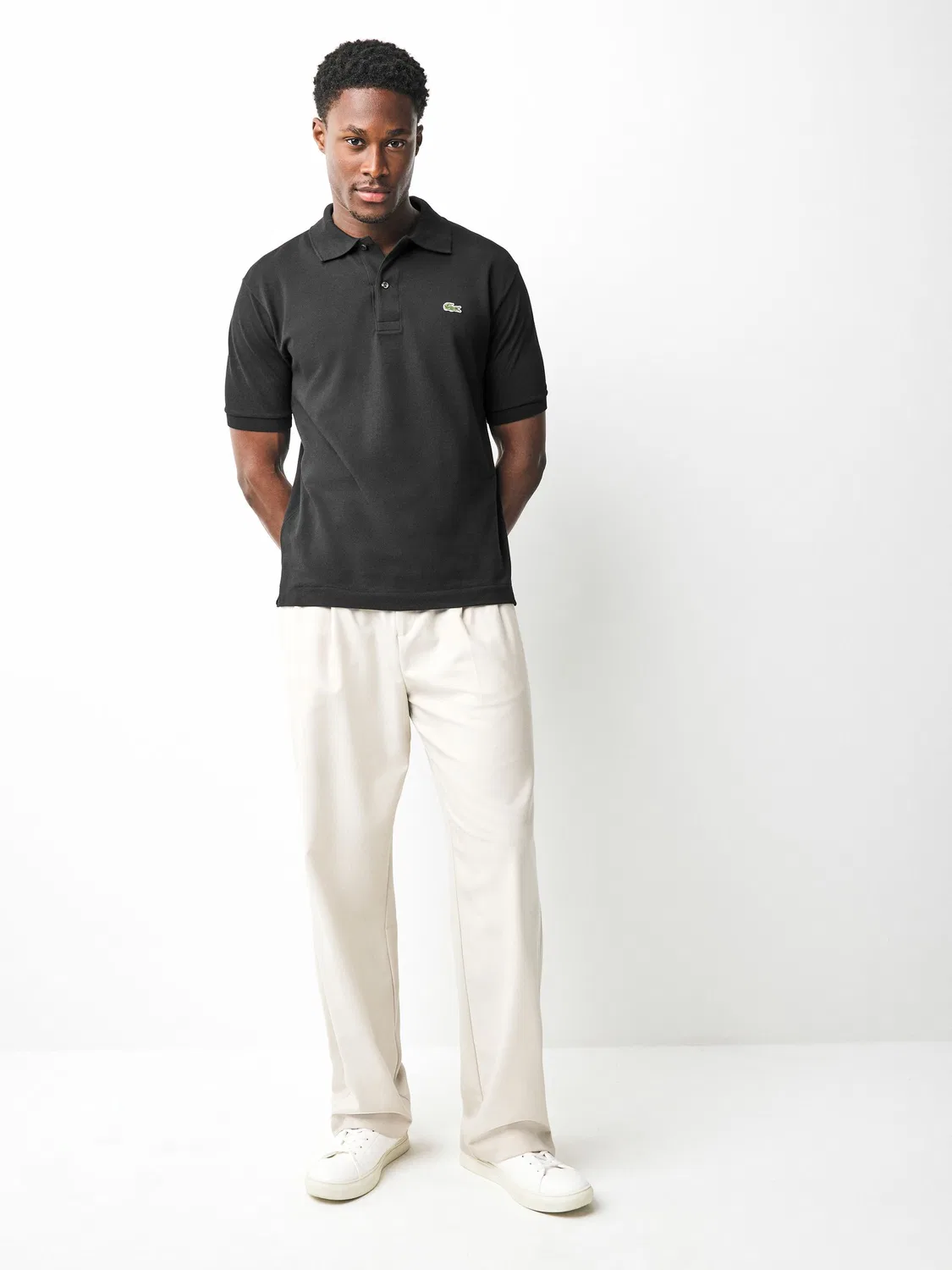 Поло Lacoste L.12.12 Black Chrome — фото 2