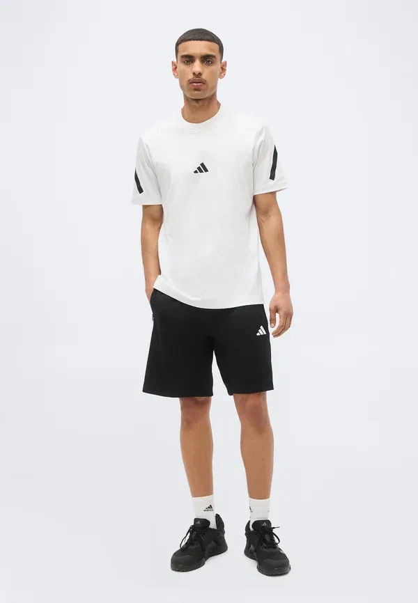Спортивные шорты Workout Essentials Base 3 Stripes 9 дюймов Adidas Performance, белый — фото 2