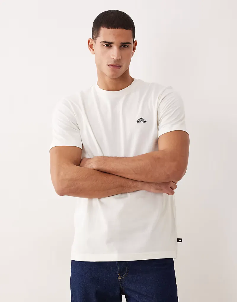 Футболка Adidas Sportswear слоновой кости — фото 3