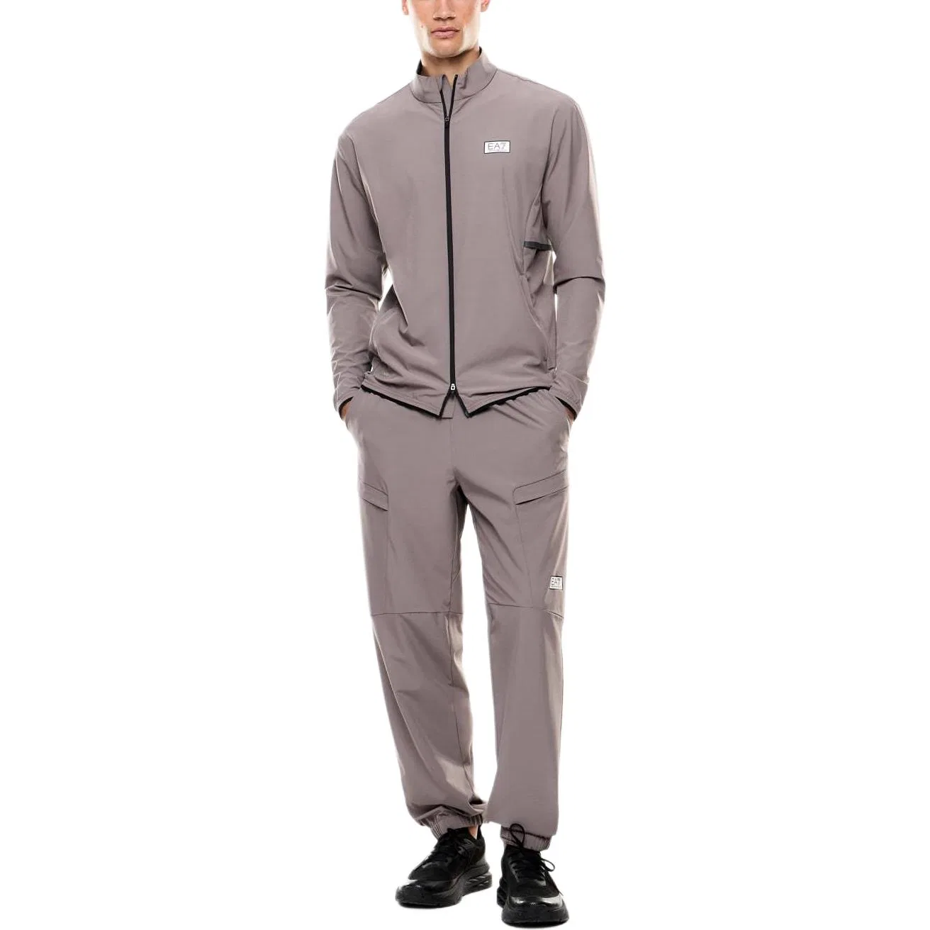 Штаны карго Emporio Armani серые — фото 3