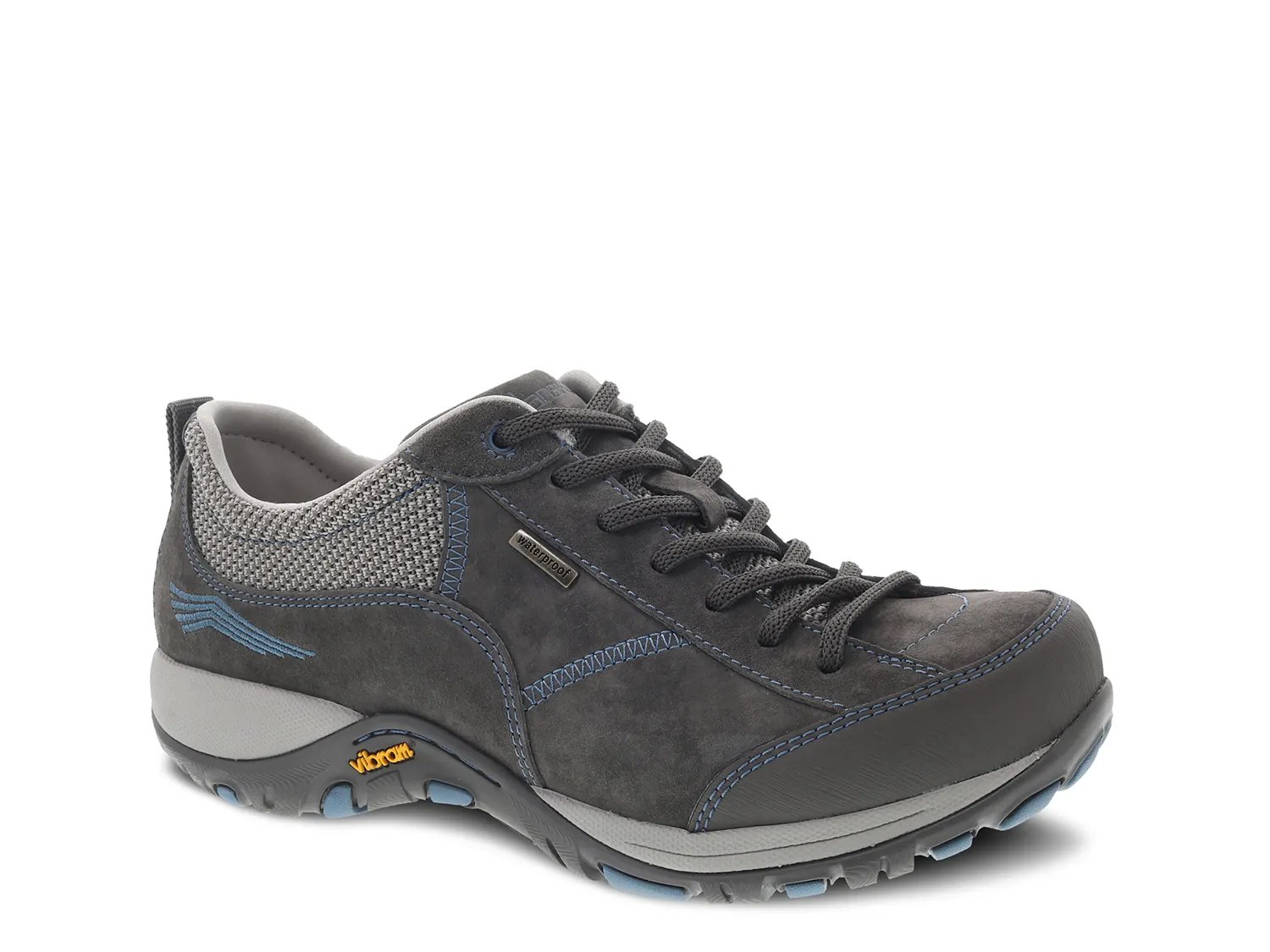 Кроссовки Dansko Paisley Waterproof Sneaker, Grey Suede