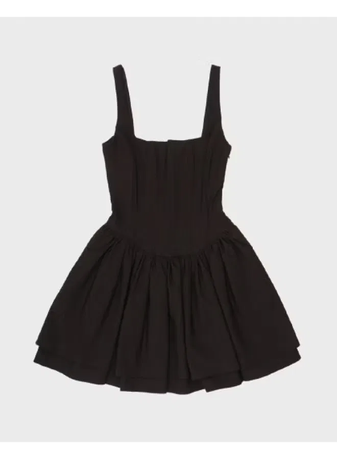 Платье-футболка без рукавов Hepburn-Style Zara, черный