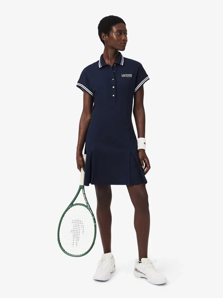 Платье теннисное LACOSTE Roland Garros Navy — фото 4