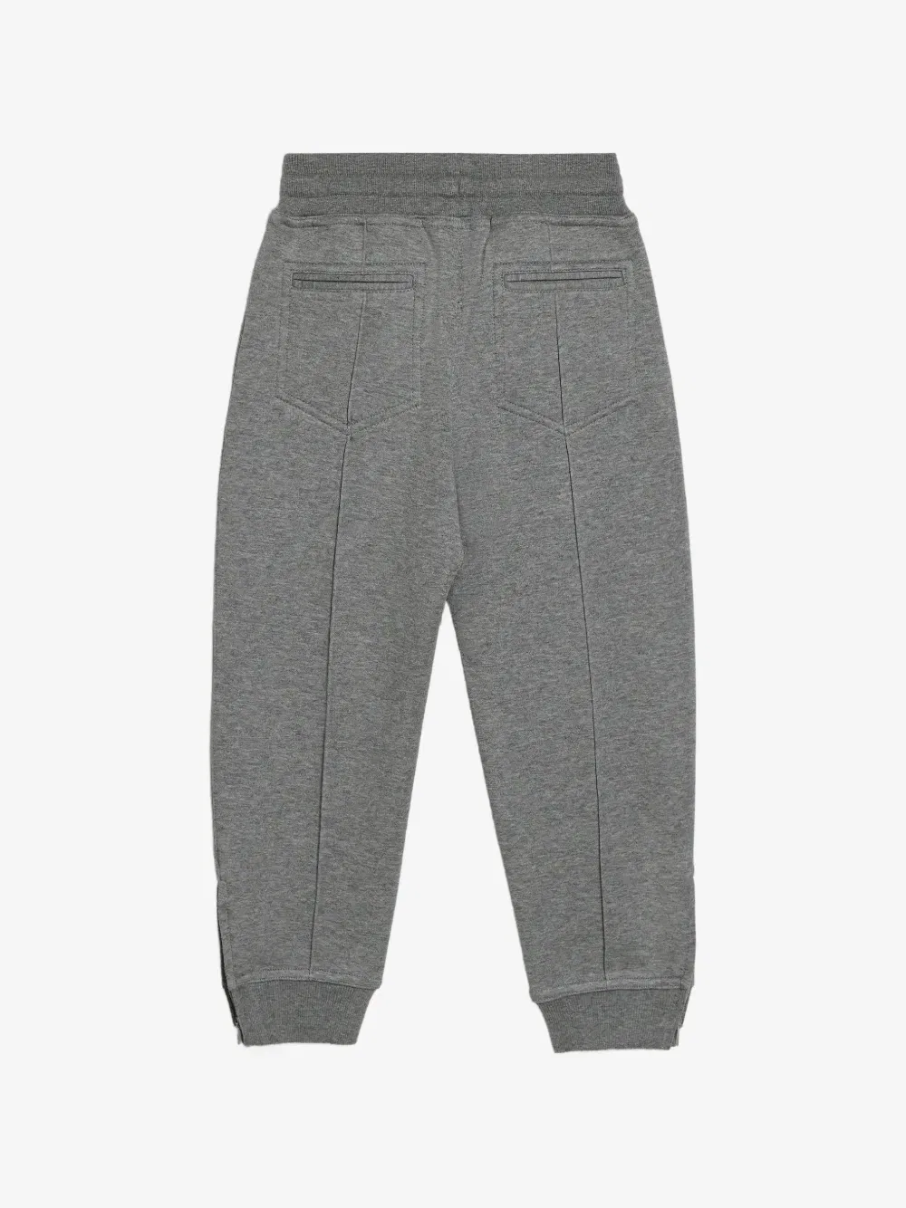 Спортивные штаны с вышитым логотипом Brunello Cucinelli Kids, серый — фото 2