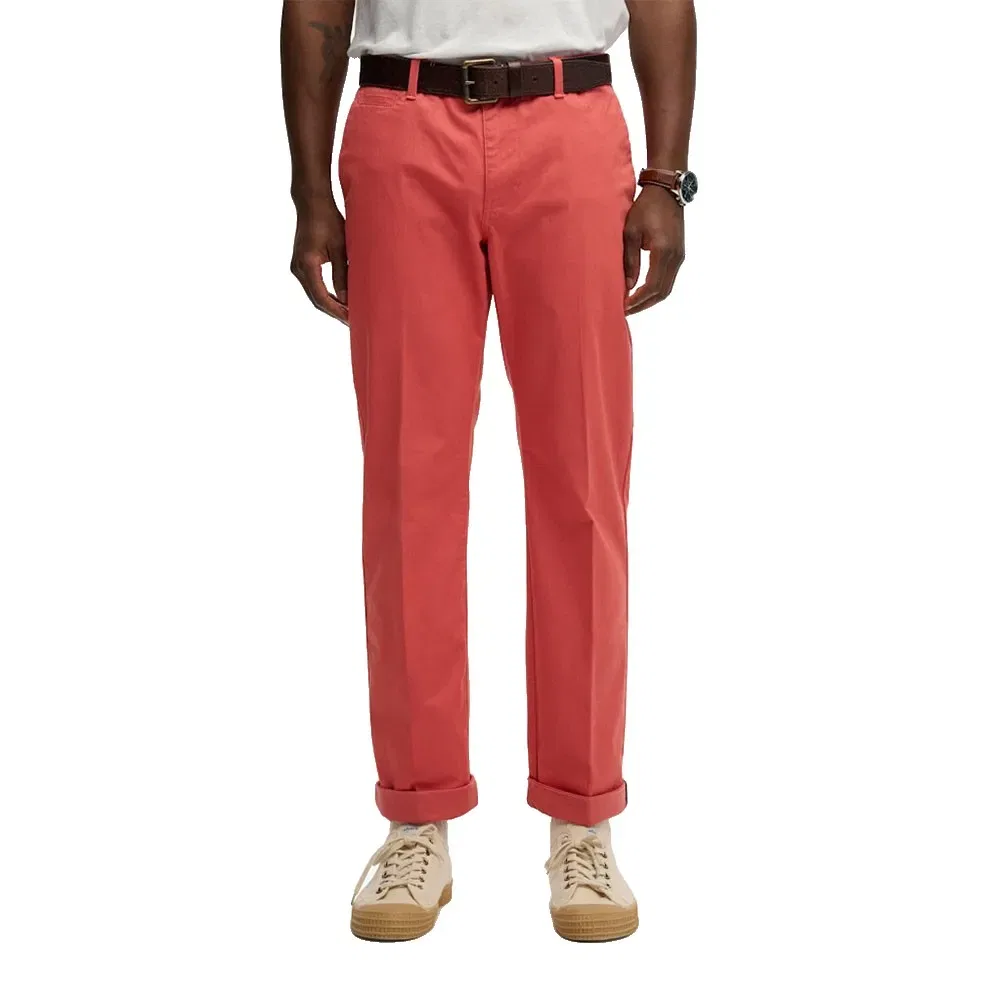 Брюки чинос Regular Fit Superdry Premium, розовый