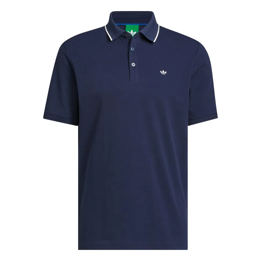 Спортивная футболка ADIDAS PERFORMANCE Performance Shirt 'Trefoil' темно-синего цвета