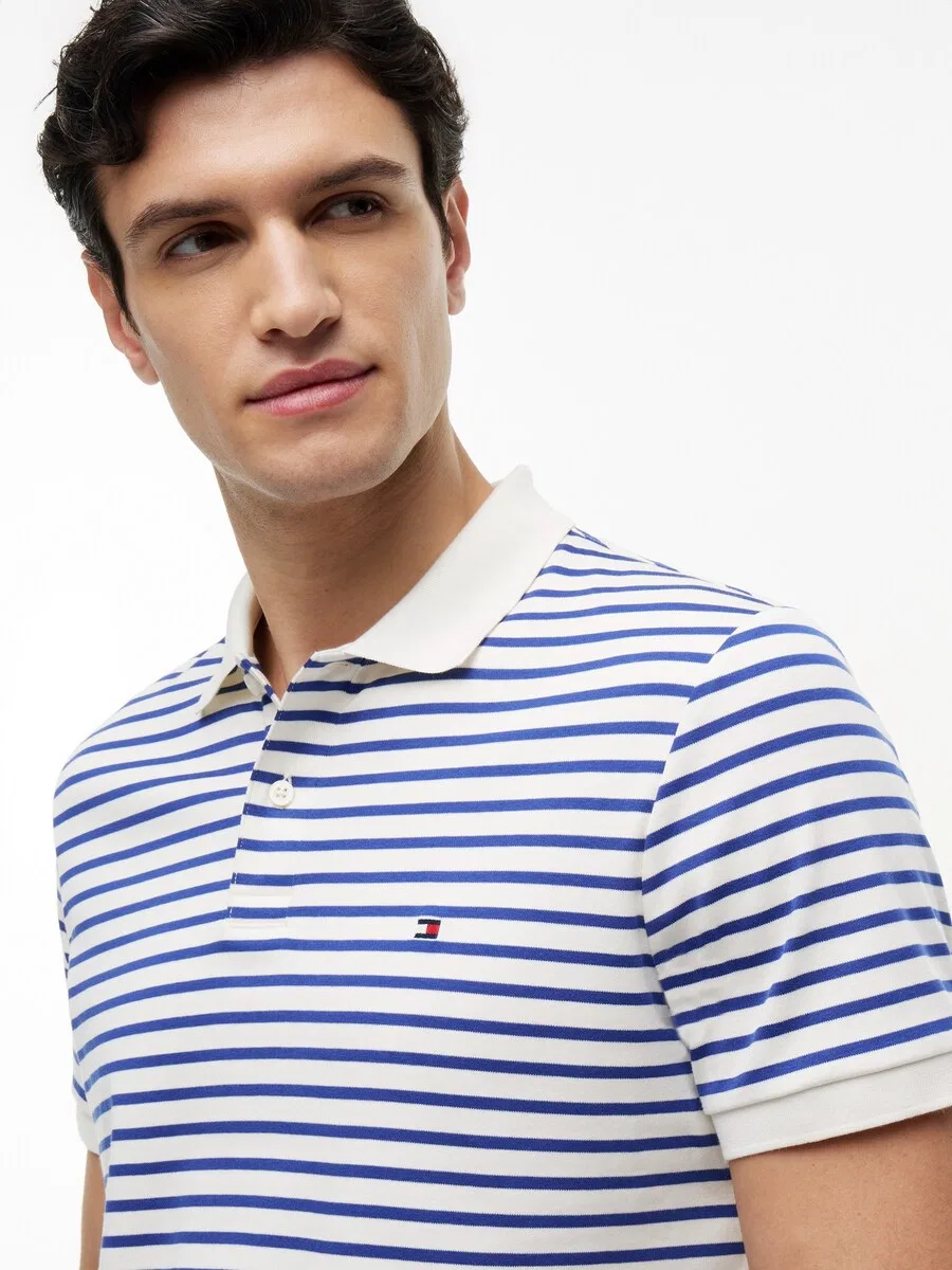 Рубашка TOMMY HILFIGER 'Regular Fit Fluid' белого цвета — фото 2