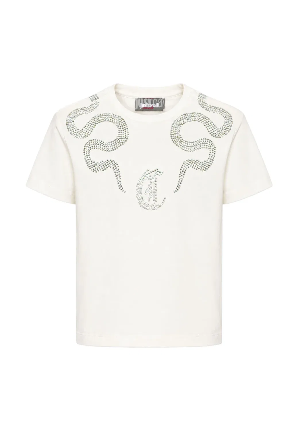 Футболка - базовая футболка Just Cavalli, Ivory