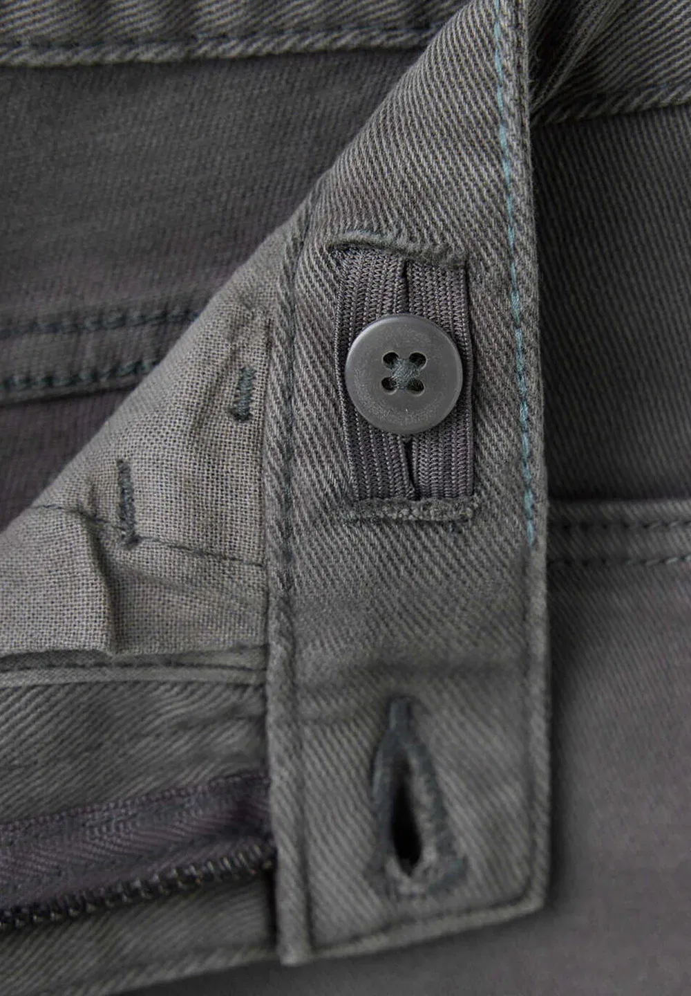 Детские джинсы облегающего кроя Mango Kids, Grey — фото 3