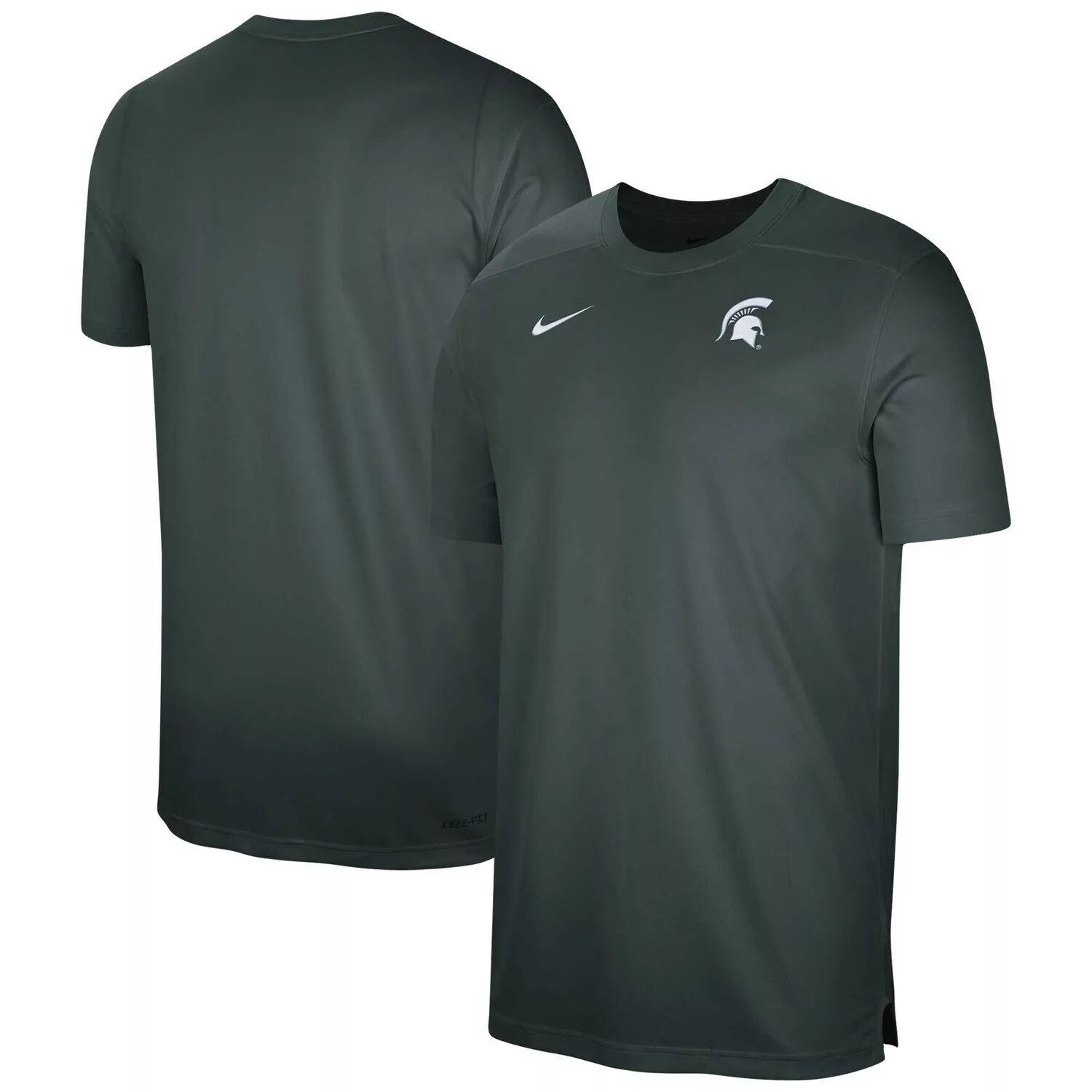 

Мужская команда Green Michigan State Spartans Sideline Coachs Performance Top Nike