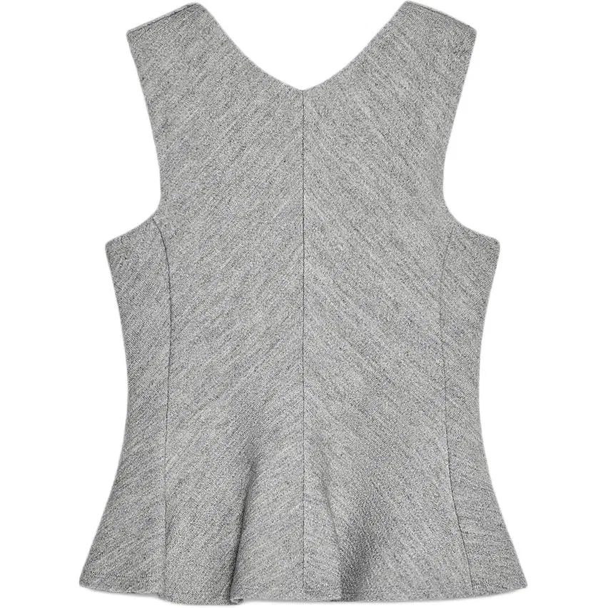 Женский топ без рукавов с принтом Zebra Print Gray ZARA, Zebra Print Gray
