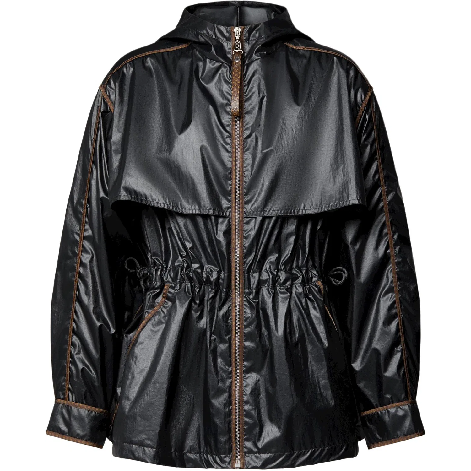 Женское пальто-парка с капюшоном Monogram Parka LOUIS VUITTON, Black