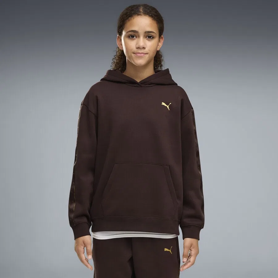 Толстовка PUMA 'Essentials' шоколадного цвета — фото 2
