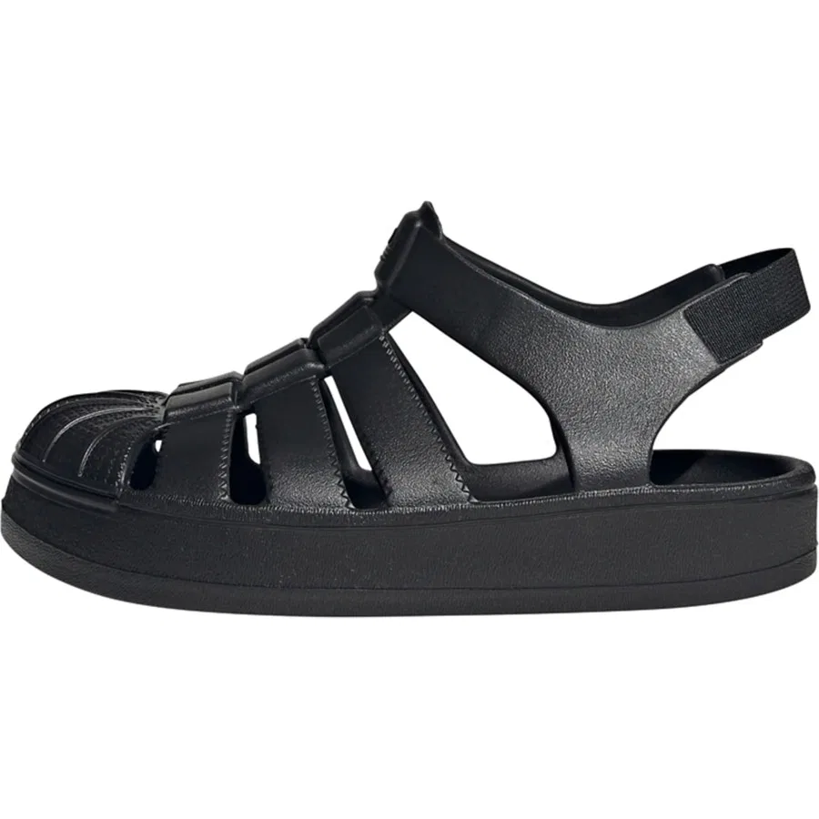Детские сандалии с закрытым мысом Originals Superstar Sandals adidas, Черный — фото 2