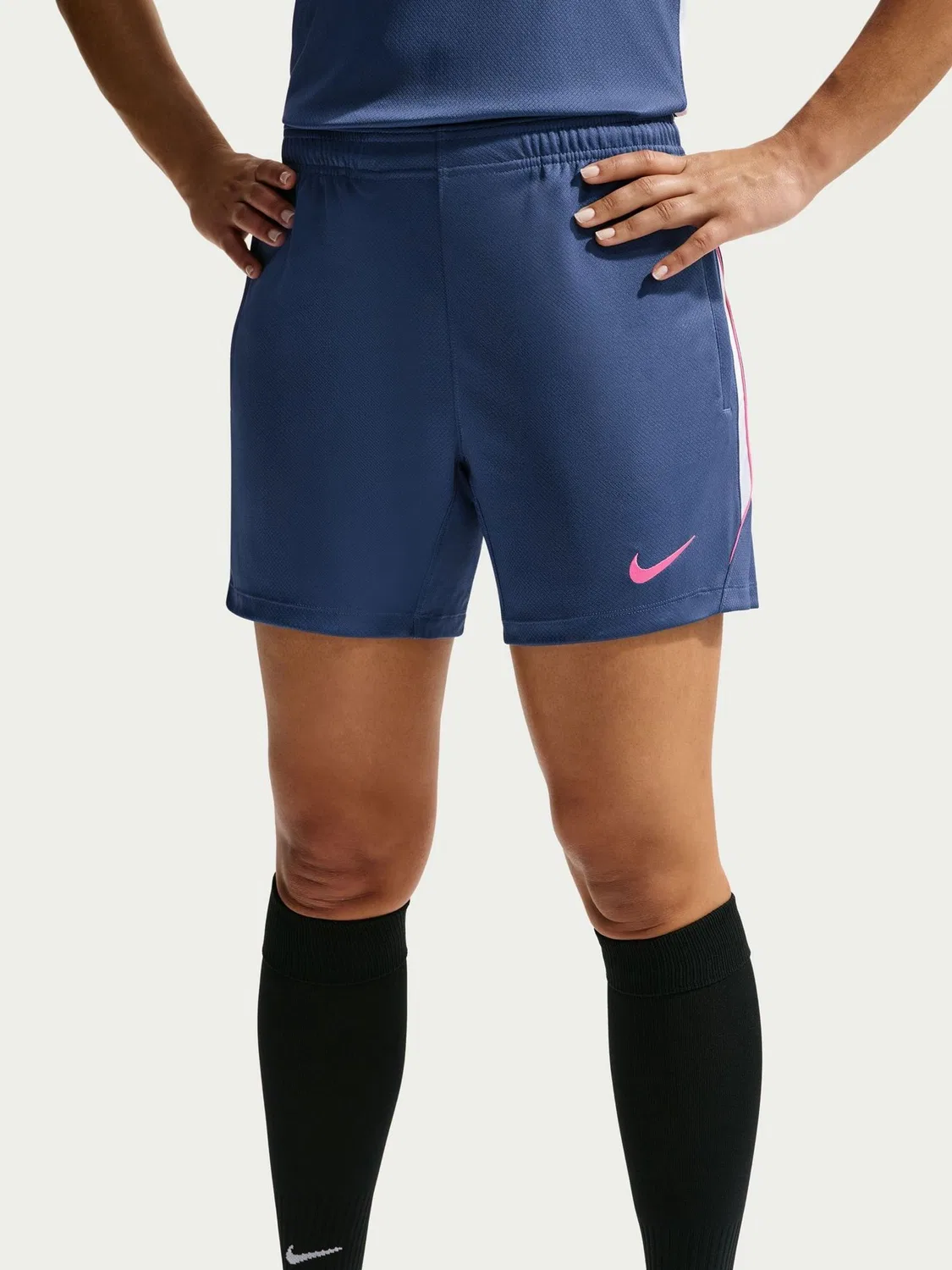 Шорты футбольные Strike Dri-FIT Nike, синие — фото 3