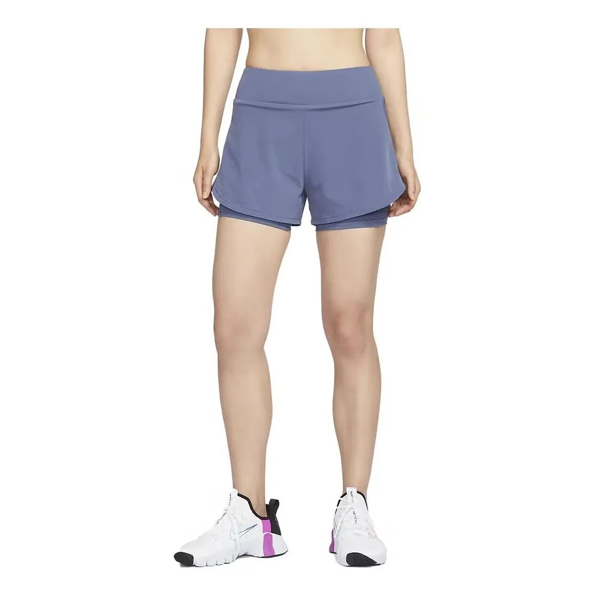 Шорты 2-в-1 Dri-FIT Bliss Nike, фиолетовый