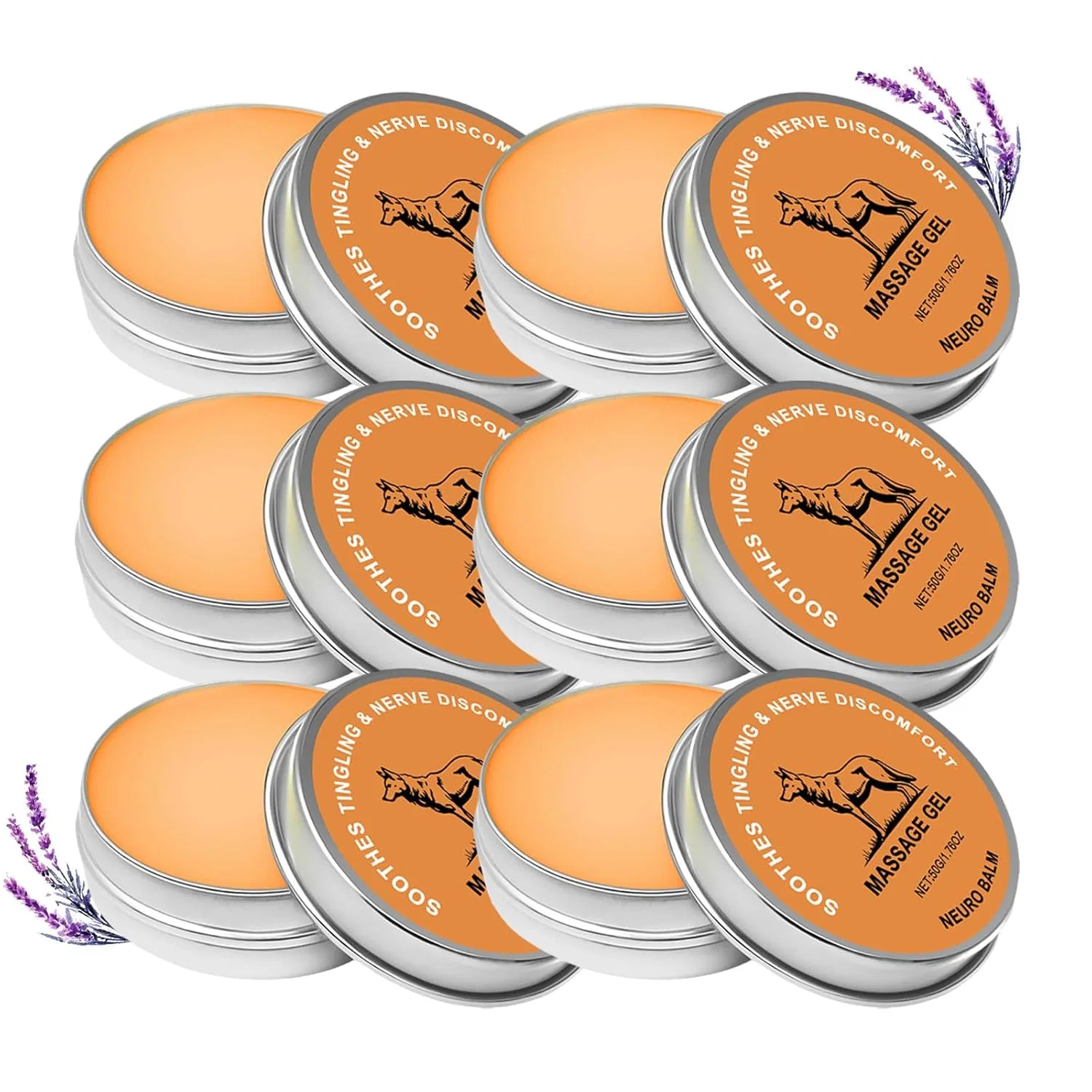 Массажный крем Neuro Balm, SKZKK, 6 шт, 50 г