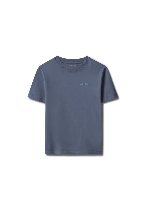 Футболка Calvin Klein Jeans Small Chest Logo Basic, цвет ночно-синий — фото 4