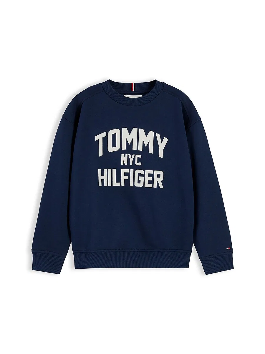 Толстовка TOMMY HILFIGER 'BRAND LOVE' темно-синего цвета