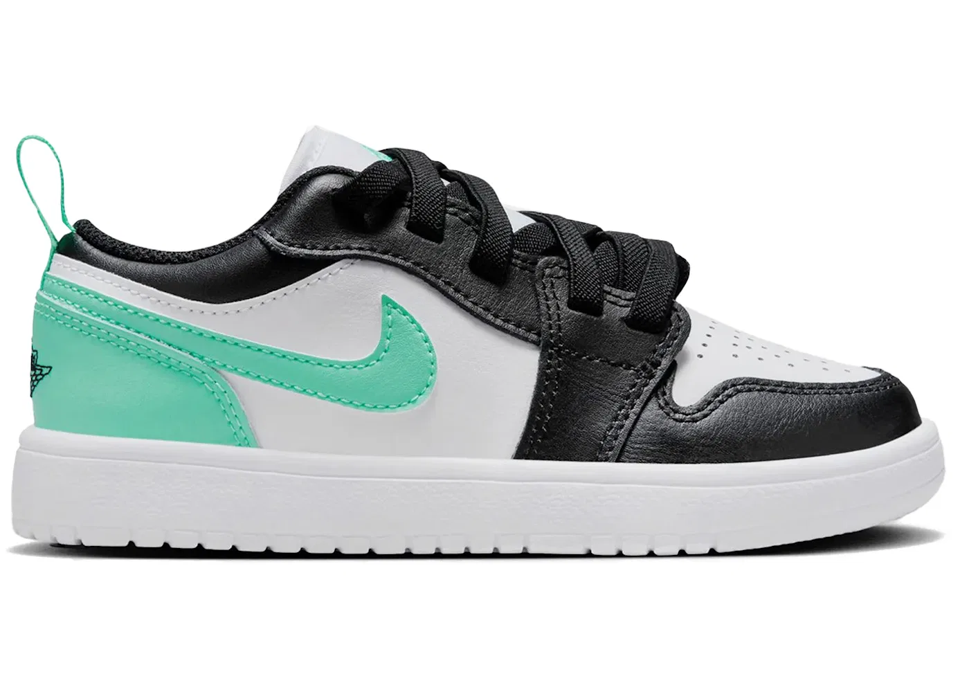 Детские кроссовки Lifestyle с низким верхом Jordan 1 Low ALT Jordan, White/Green Glow/Black