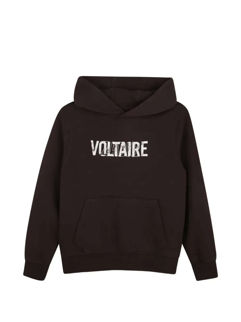 Худи с логотипом Zadig & Voltaire Kids, коричневый