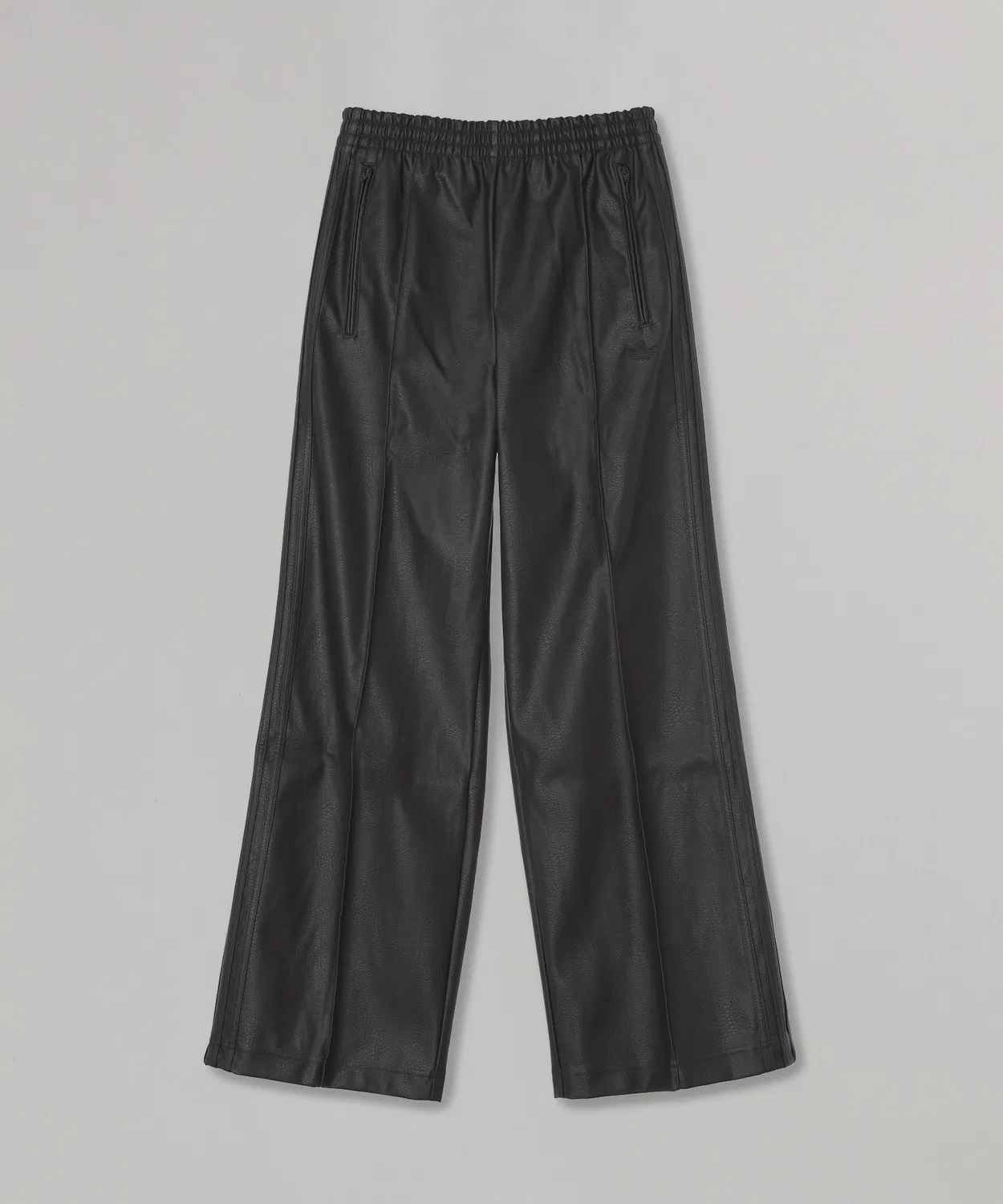 Мужские свободные брюки-баги с принтом Firebird Loose Pleather Pant Adidas, Black