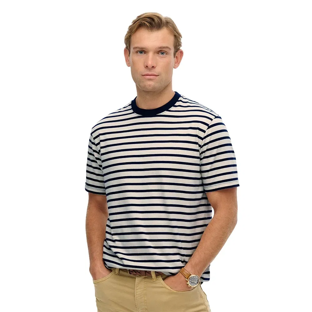 Мужская футболка с полосами Merchant Stripe Superdry, White