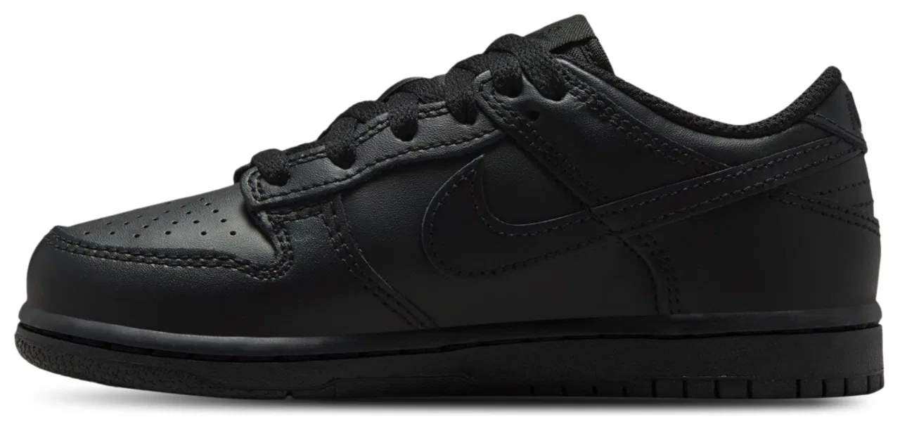 Кроссовки для мальчиков Dunk Low Nike, черный — фото 2