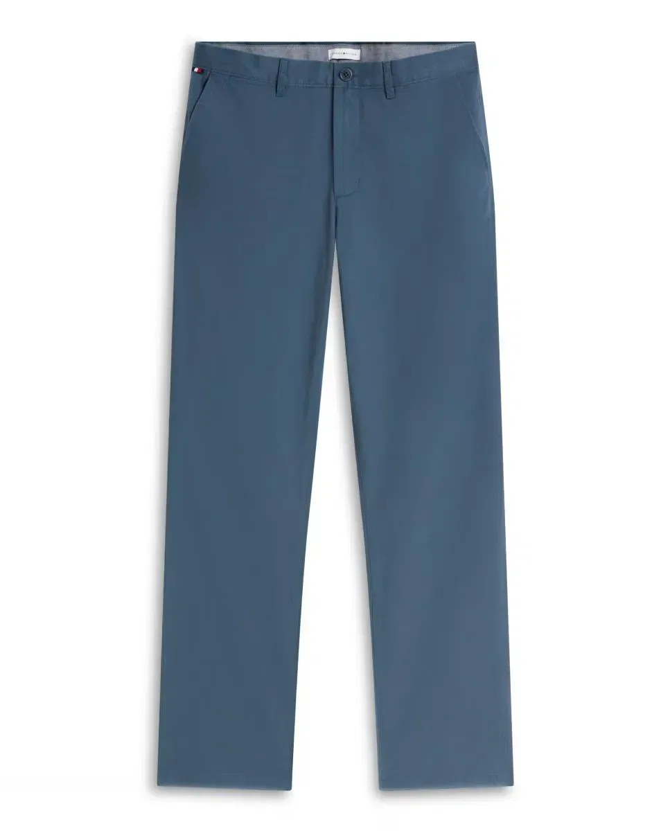 Мужские классические брюки чинос с зауженным кроем Denton Slim Tommy Hilfiger, Azul Índigo — фото 4