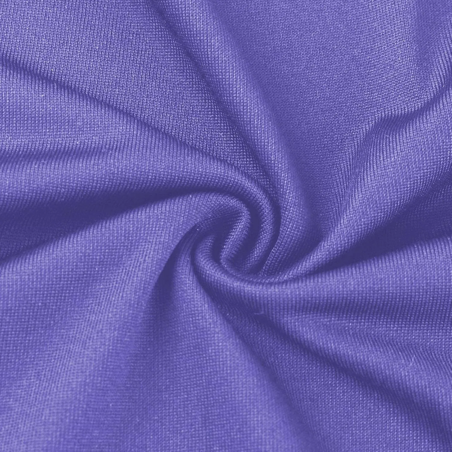 Женское платье-футболка оверсайз с V-образным вырезом, Purple — фото 3