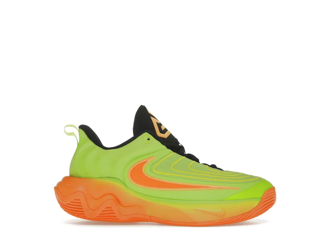 Детские кроссовки для баскетбола Nike Giannis Immortality 4 Halloween Nike, Cyber/Sundial/Lightning/Bright Mandarin