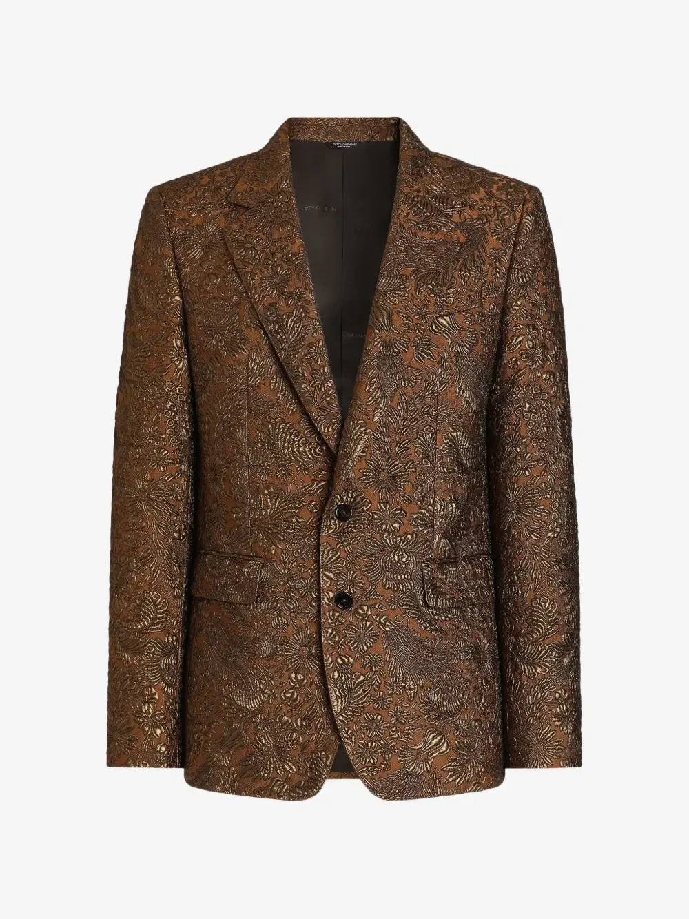 Однобортный пиджак Sicilia DOLCE & GABBANA, коричневый