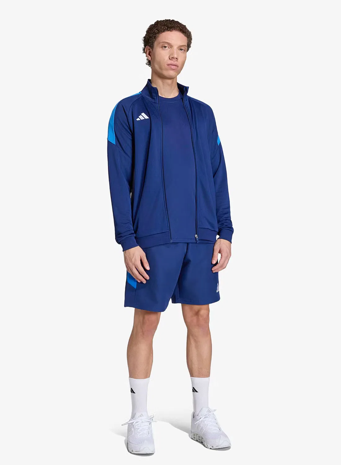 Комплект спортивный из двойного трикотажа Tiro 26 Essentials Adidas, темно-синий — фото 3