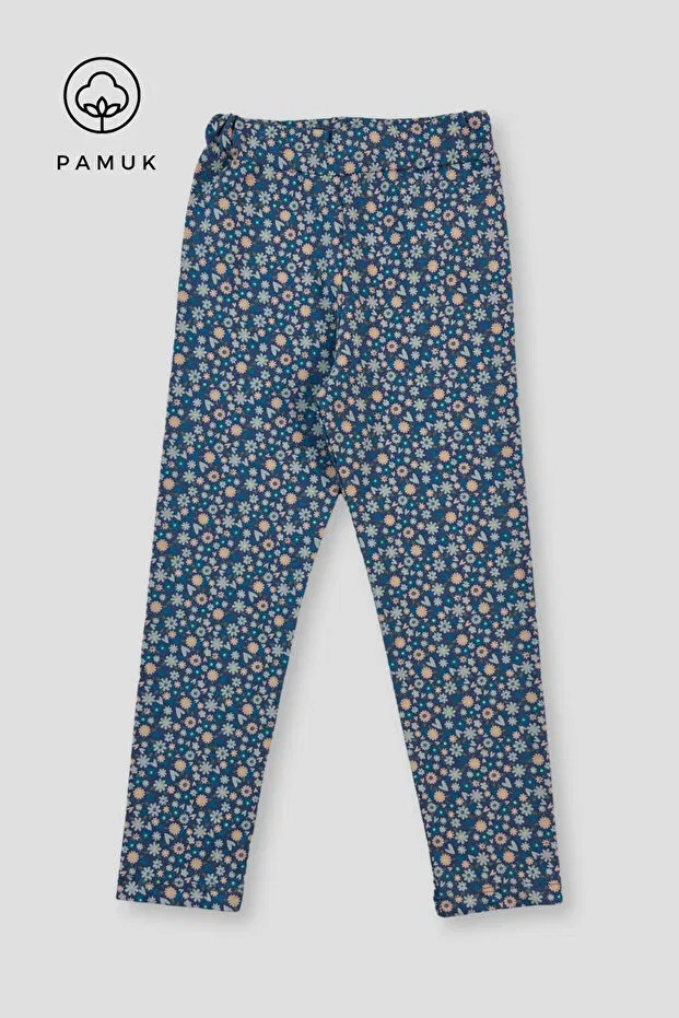 Детский комплект леггинсов для девочек хлопковый Basics Hk Hopkids, Multicolor — фото 3