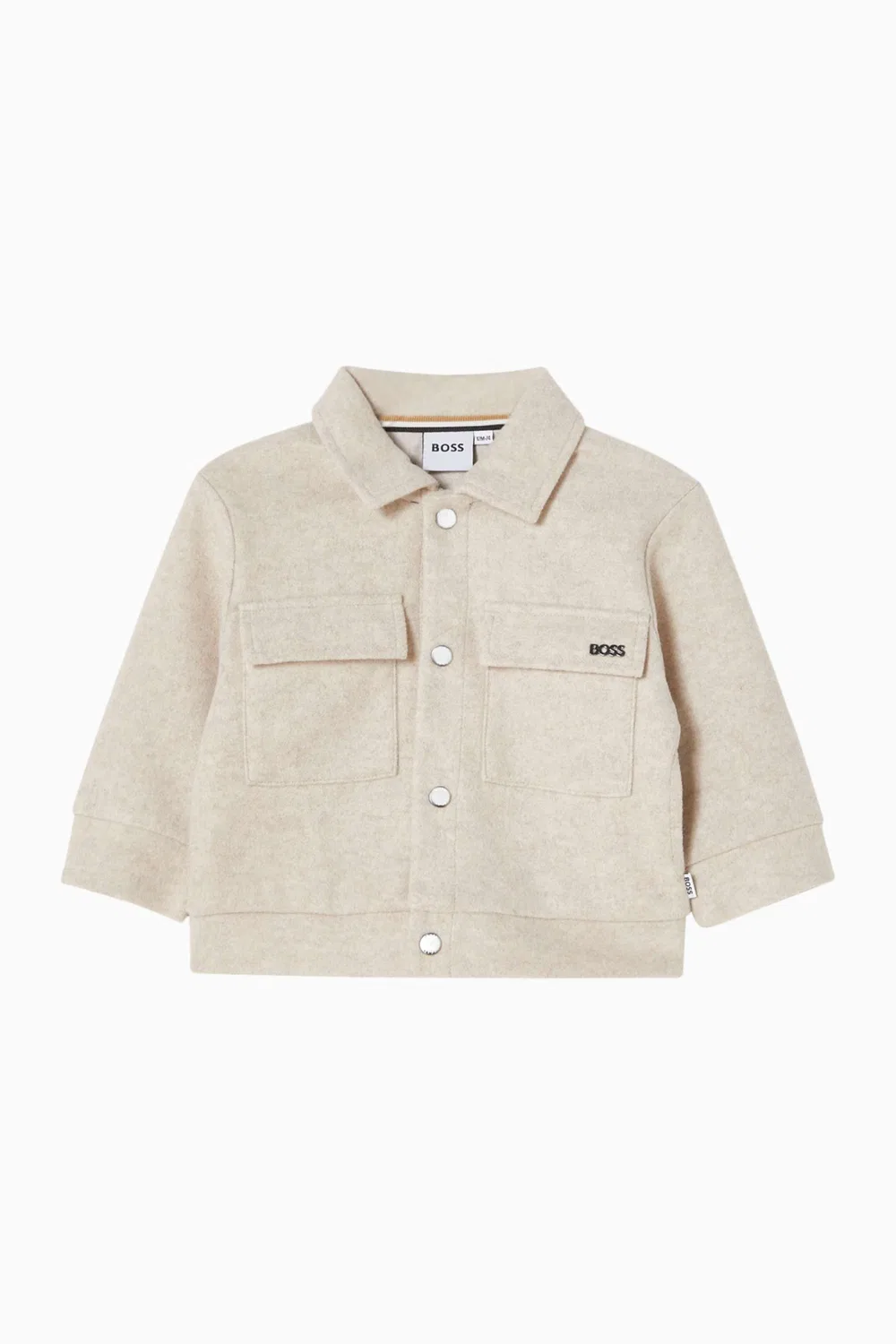 Куртка из начесанного флиса BOSS Kidswear