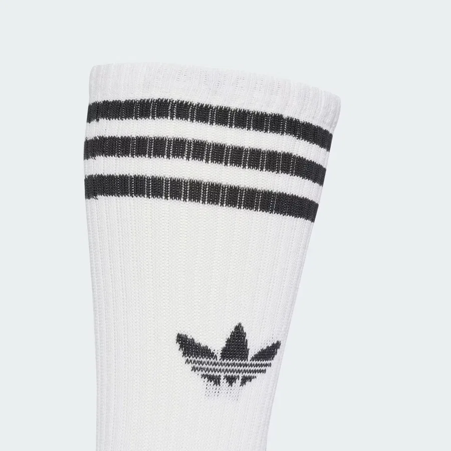 Носки спортивные высокие 3 пары adidas, Белый — фото 2