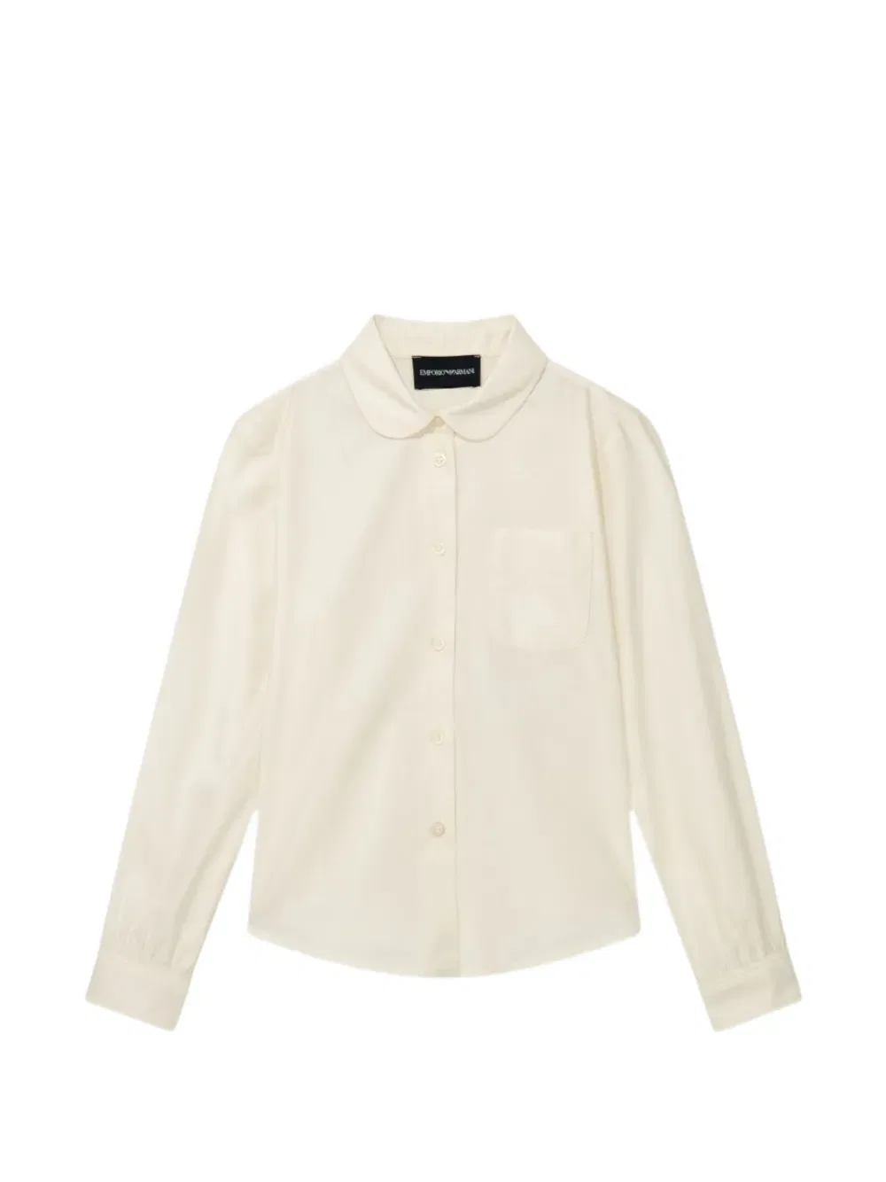 Рубашка с длинным рукавом Emporio Armani Kids, белый
