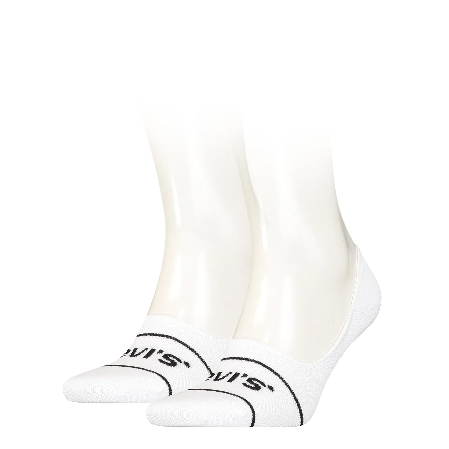 Носки-следы спортивные Low Rise Sport Levi's, White
