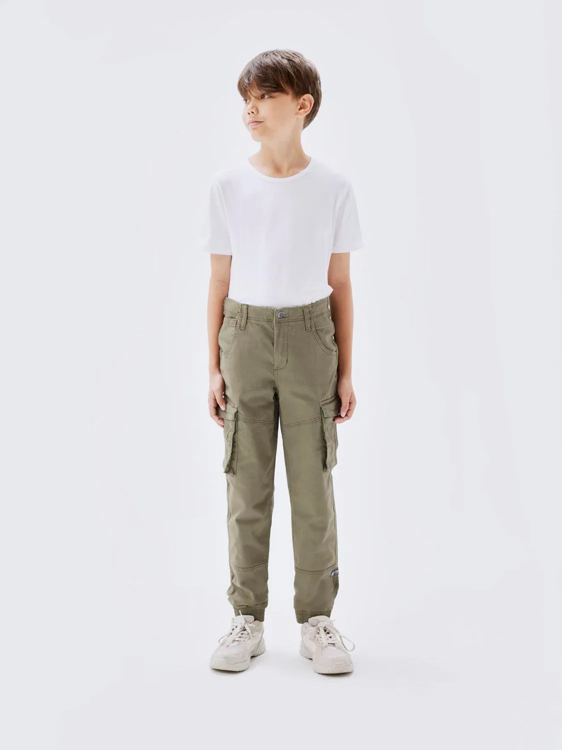Брюки карго Regular Fit Name It, зеленый